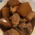 ぴのんこ's cooksnap of when they made ＊豚肉と大根＊甜麺醤煮.