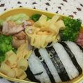 ほんやなみゆ's cooksnap of when they made しまうま弁当：キャラ弁.