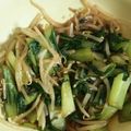 のり36's cooksnap of when they made もやしと青梗菜のオイスターソース炒め☆.