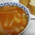 じろさん's cooksnap of when they made とても簡単大根トマトの鍋スープ.