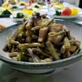ｸﾏﾘｴ's cooksnap of when they made ☆インゲンと揚げの煮物☆.