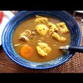ロン子's cooksnap of when they made あごだしつゆで残り物カレーそば.