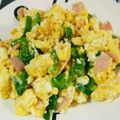 傘海月's cooksnap of when they made ピーマンとハムのスクランブルエッグ.