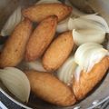 Minnie･∀･★'s cooksnap of when they made 新玉ねぎと野菜天の煮物.