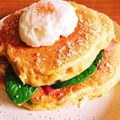 ayano_'s cooksnap of when they made ふわっと分厚い❤お豆腐パンケーキ.