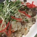 ALOHAnon's cooksnap of when they made 牛肉✿きんぴら寿司.