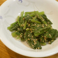 反省堂書店（のぐち）'s cooksnap of when they made 簡単！小松菜の胡麻和え.