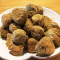 keikohno's cooksnap of when they made 上新粉で☆黒糖きなこの豆腐ドーナツ♡.