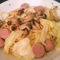 ピチョミ's cooksnap of when they made レンジで簡単♪しめじキャベツのバター醤油.