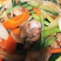 あおまんjapan's cooksnap of when they made 鶏肉と小松菜の炒め物.