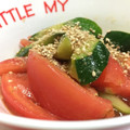 にーほ's cooksnap of when they made 簡単☆夏はこれ！トマトときゅうりだけ。.