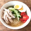 Akirakong's cooksnap of when they made ヌードルメーカーで美味☆盛岡冷麺.