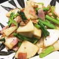 macky_'s cooksnap of when they made 簡単♬シンプル☆かぶとベーコンの炒め物.