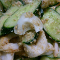 ayay's cooksnap of when they made 切って混ぜるだけ！きゅうりと竹輪の酢の物.