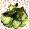 ☆さいとー☆'s cooksnap of when they made リンゴ酢生姜☆きゅうりとワカメの酢の物.