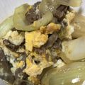 Yoshiiiko☆'s cooksnap of when they made パパ特製♥牛肉と玉葱の卵とじ✴✴.