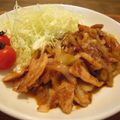 ななこ丼's cooksnap of when they made 豚バラ肉のしょうが焼き★.