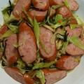 ビビとさっちん's cooksnap of when they made 長ネギとウインナーの和風パスタ♪.