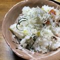 hafsia's cooksnap of when they made ❷土鍋で炊く！簡単！ちりめん梅ごはん.