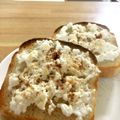 広野のタイタン's cooksnap of when they made カッテージ×粉チーズの甘塩トースト.