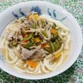 むむみみみ's cooksnap of when they made 豆乳味噌豚しゃぶうどん.