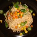 mikiha5's cooksnap of when they made オクラの韓国風あえ麺.