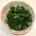 ずんだもち♪'s cooksnap of when they made オクラとモロヘイヤのおひたし.