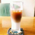 のんびり鮭's cooksnap of when they made 分離アイスカフェラテ！アイスカフェオレ！.