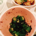 クックHNQMYK☆'s cooksnap of when they made きゅうりとオクラの塩昆布和え.