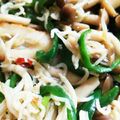 ＊リンちょ＊'s cooksnap of when they made ピーマン・ちくわ・しめじのきんぴら.