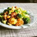 kebeibiko's cooksnap of when they made 帆立とブロッコリーのふんわり卵炒め.