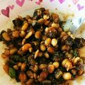 mishon's cooksnap of when they made 給食のイチオシ☆【揚げ大豆の甘辛】.