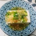 NAOばあさん's cooksnap of when they made ❤揚げ玉温奴❤.