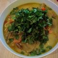 Nanfan's cooksnap of when they made ☆魅惑のグリーンカレーラーメン☆.