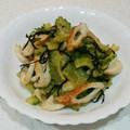 ゆっきー食堂's cooksnap of when they made ゴーヤとちくわと塩昆布のマヨ炒め.