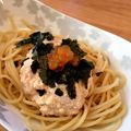 ☆〜りんご〜☆'s cooksnap of when they made 豆腐で♡♥明太子のクリーム風パスタ.