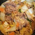たくママBS1's cooksnap of when they made 牛肉のすき焼き風忍者汁.