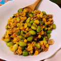りょうくんmammy's cooksnap of when they made 挽肉とコーンと玉ねぎの甘辛そぼろ.