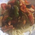 にゃんこりんご's cooksnap of when they made 楽チン絶品！なすとベーコンのトマトパスタ.
