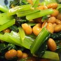 ゆきひろいち's cooksnap of when they made 小松菜と納豆の味噌和え.