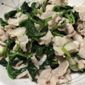 ままこじ's cooksnap of when they made ほうれん草と豚バラのバター焼き☆.