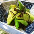 solapapa's cooksnap of when they made 材料３つで✩オクラと胡瓜の塩昆布和え.