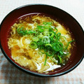 はっさく大福839's cooksnap of when they made 卵１個で。とろふわっ♪かきたま汁.