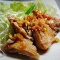 クックCD8DGX☆'s cooksnap of when they made ピリ辛ねぎ香味だれ♪鶏のパリパリ揚げ焼き.