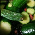 sknstr's cooksnap of when they made きゅうりとオクラの塩昆布和え.