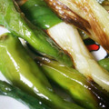 sknstr's cooksnap of when they made 簡単　ししとうと　長ネギの　ごま油炒め！.