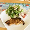 komutatata's cooksnap of when they made ツナとおくら・レタスのわさびポン酢あえ♪.