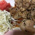 MINTBEANS's cooksnap of when they made 薄切り豚ロースで生姜焼き.