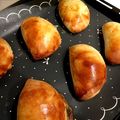 Mieまま's cooksnap of when they made 30分完成⁉不思議パンきな粉クリームパン.
