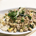 ぎんはる's cooksnap of when they made 韮とひき肉の半熟卵丼.